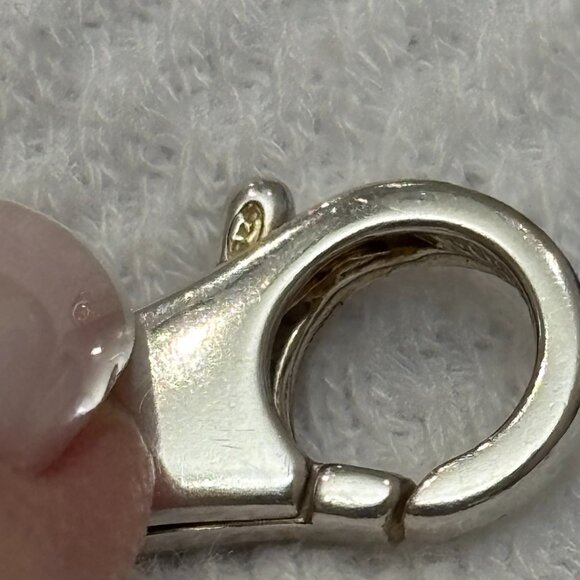 Chain Link Sterling Silver Bracelet - Picture 8 of 9